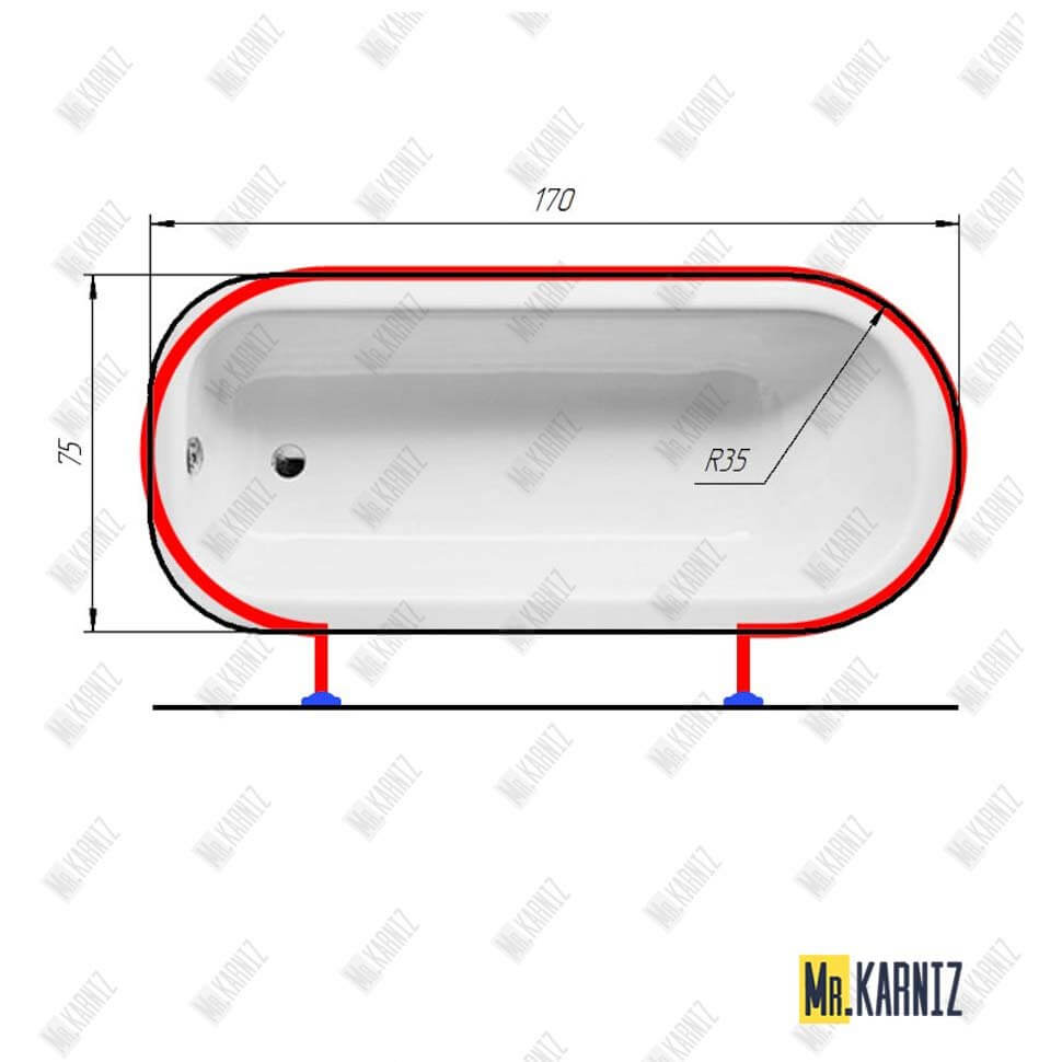 3037A Карниз по чертежу